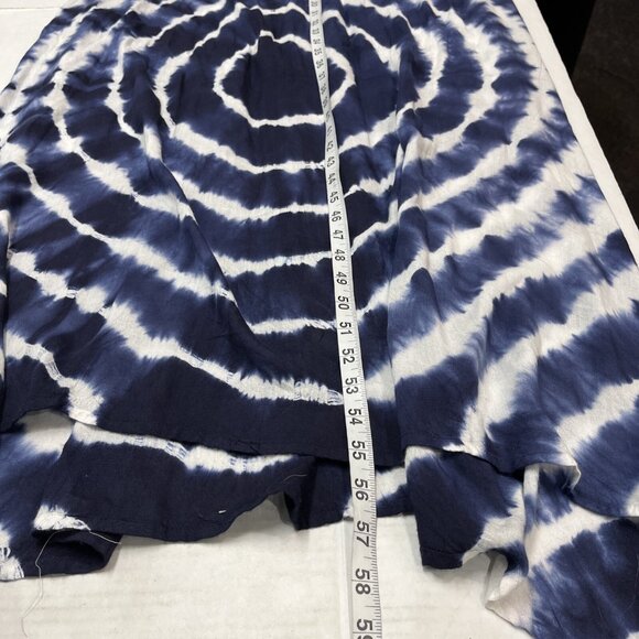 Raviya Cover Up Womens L Blue‎ Tie Dye Tank Maxi Dress Beachy Boho Hippie - Picture 5 of 9